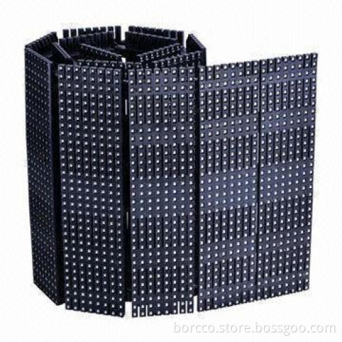 High resolution outdoor LED screen curtain display with protection level IP65